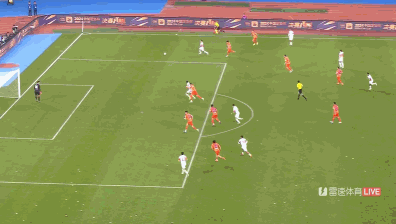💥李帅后点包抄破门，海港1-0领先泰山